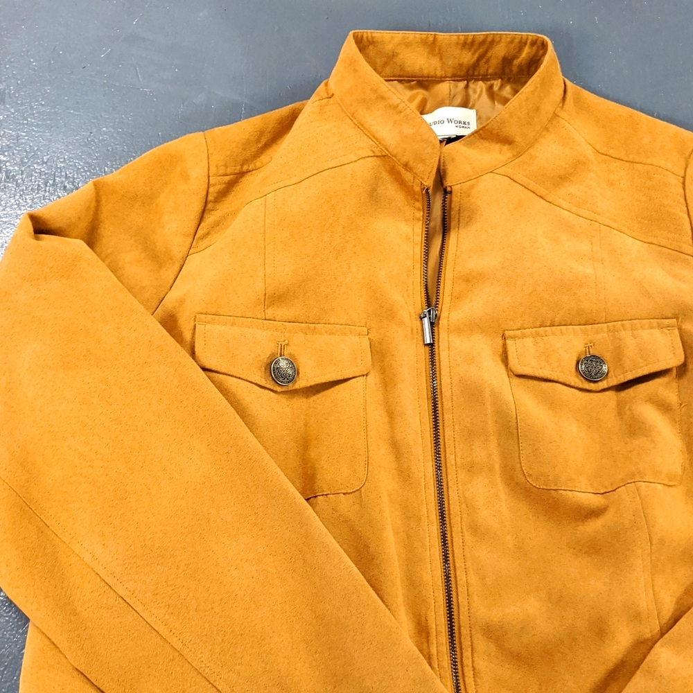 Faux Suede Jacket